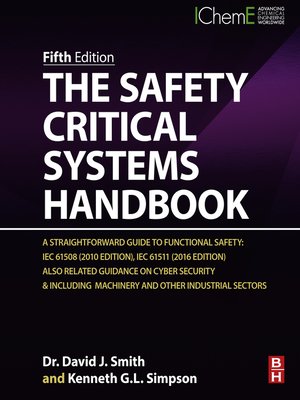 cover image of The Safety Critical Systems Handbook